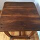 Art Deco extendable desk table with U-shaped base