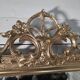 Antique Art Nouveau gilded mirror, 138cm