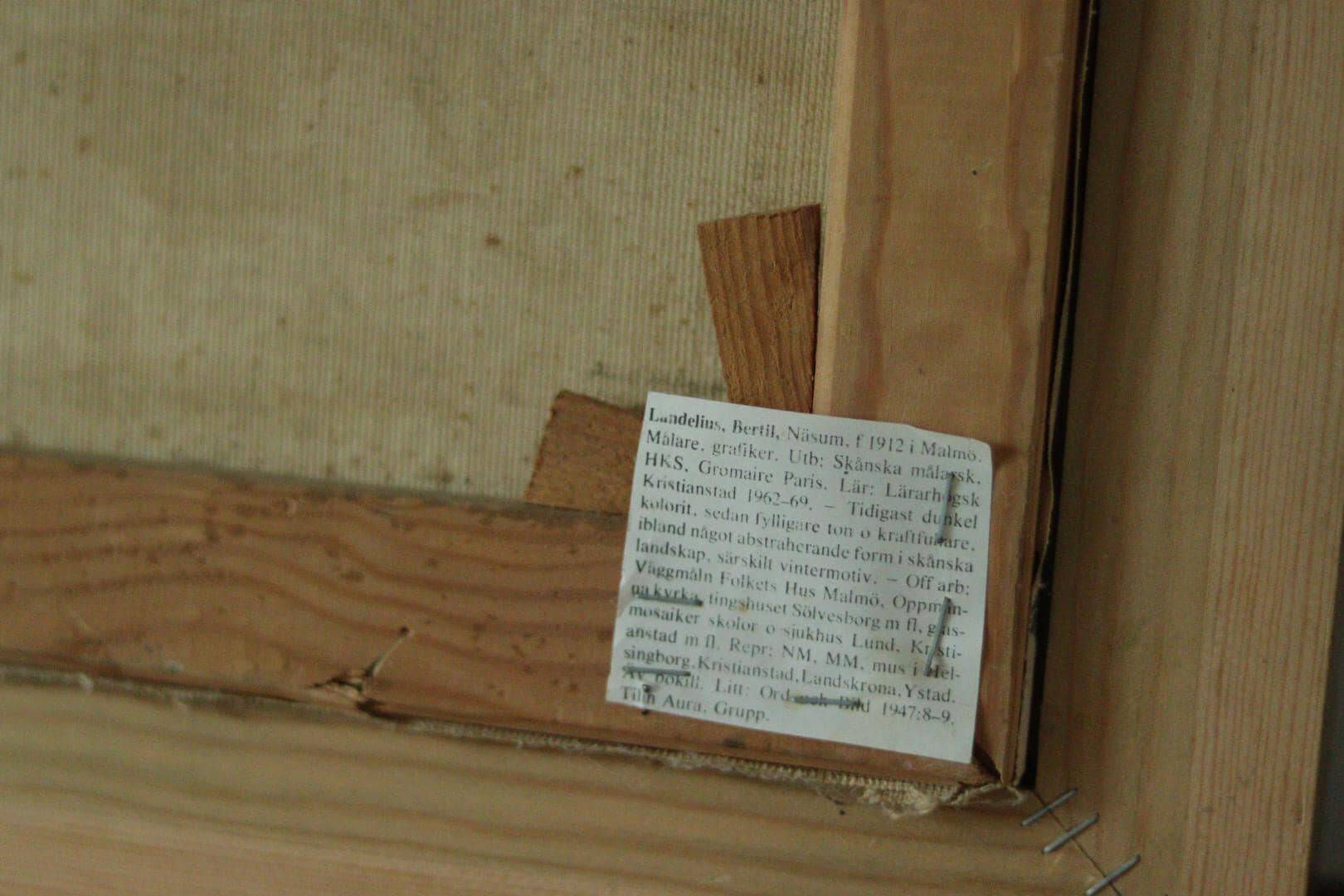 "Skåne Landscape" by Bertil Landelius