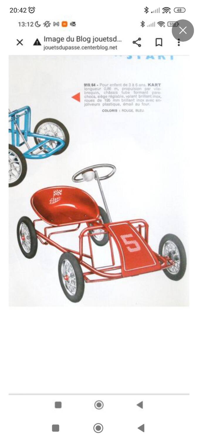 Children's kart. Years 64 - 65