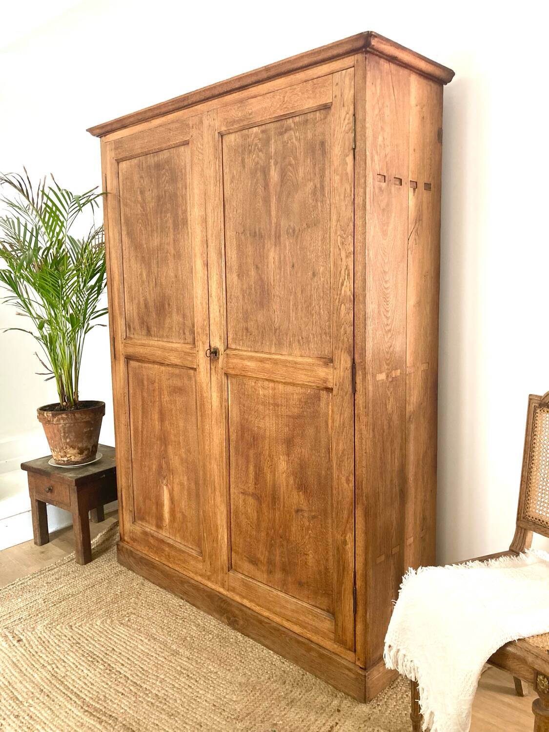 Parisian wardrobe in solid oak