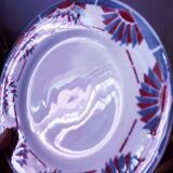 6 Art Deco earthenware dinner plates