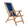Italian foldable chaise longue by Fratelli Reguitti 1960
