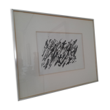 Ink drawing by Henry Michaux