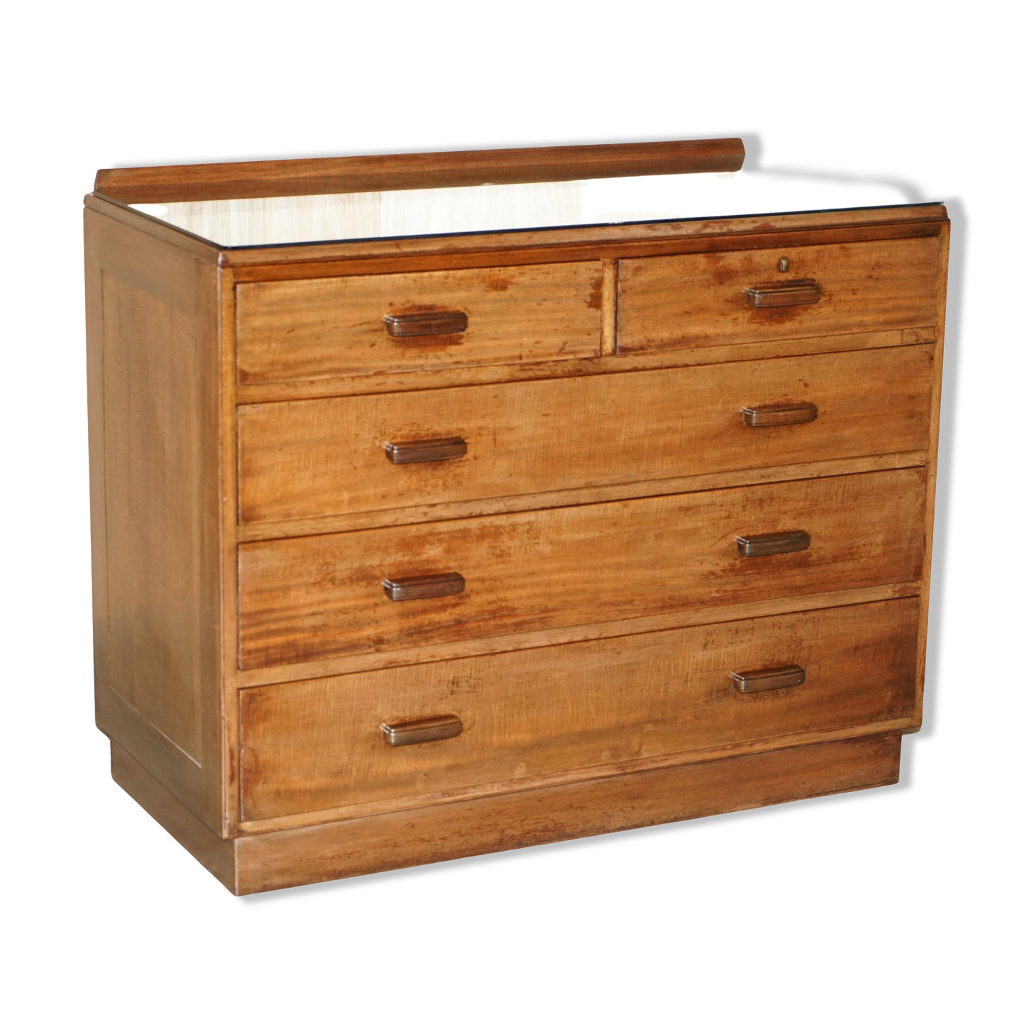 Alfred Cox Mid-Century Modern Chest of Drawers 1952 in oak