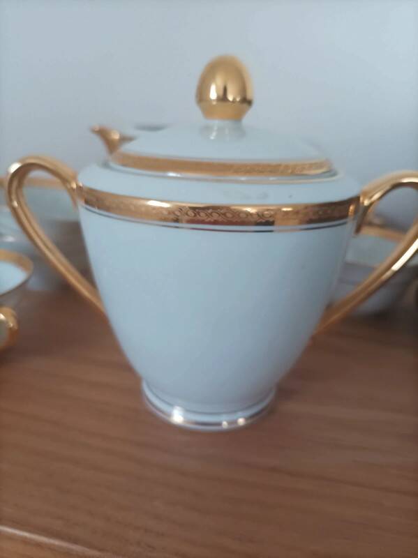 Limoges porcelain coffee service