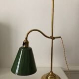Old desk lamp, brass workshop