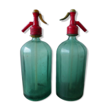 Two biuty old siphons.
