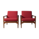 Paire de fauteuils par Illum Wikkelso pour N.Eilersen