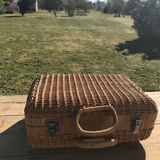 Vintage wicker case