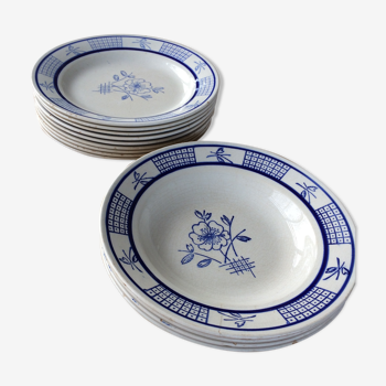 Gien Porcelain plates