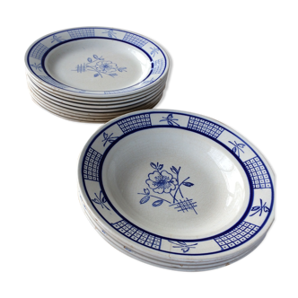 Gien Porcelain plates