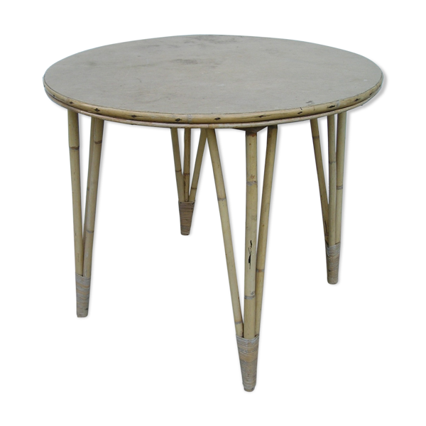 Table ronde en osier — Beyit