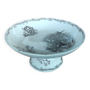 Ancien compotier coupe - fruits