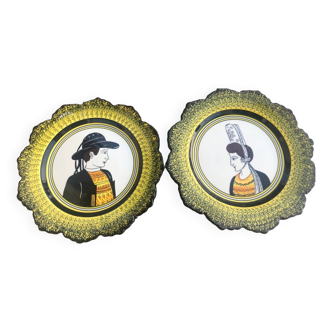 Assiettes Henriot Quimper