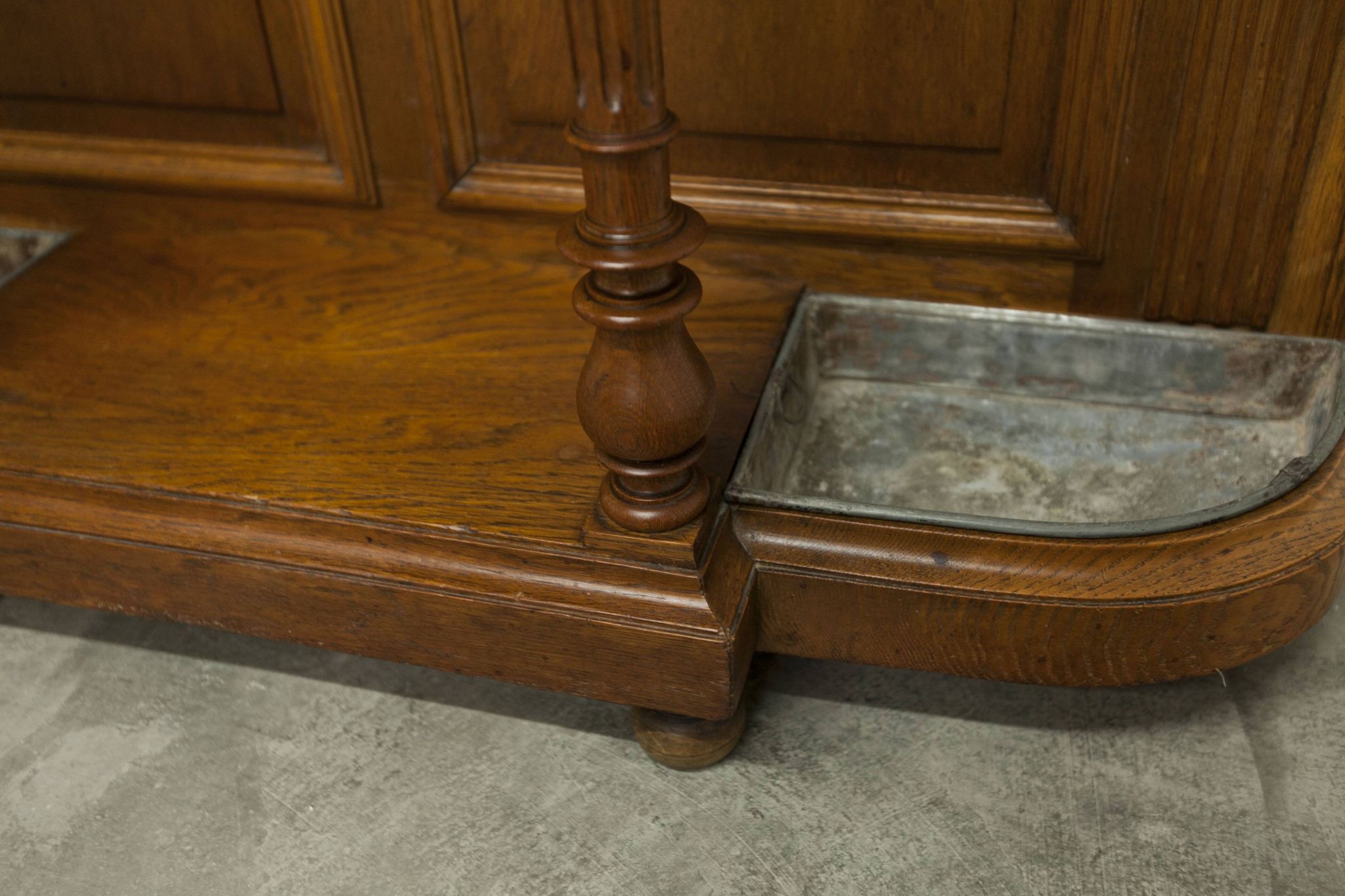 Napoleon III style walnut wardrobe, late 19th century, 3 mirrors, marble top, 8 coat hooks