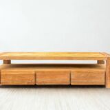 Low solid wood furniture with drawers