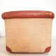 Four vintage armchairs, leather and fabric, 70s
