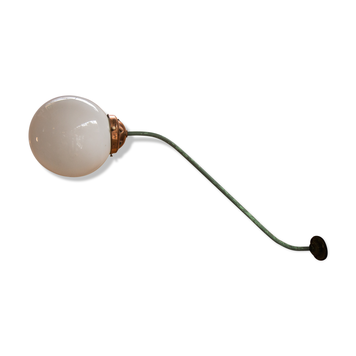 Large swan-neck wall light