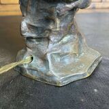 Bronze lamp from the early 20th century
