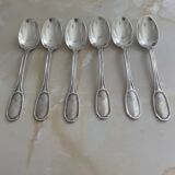 6 Laparra solid silver mocha spoons