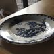 2 Flat plates Gien Chardons dark blue