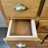 16 drawer counter in solid oak
