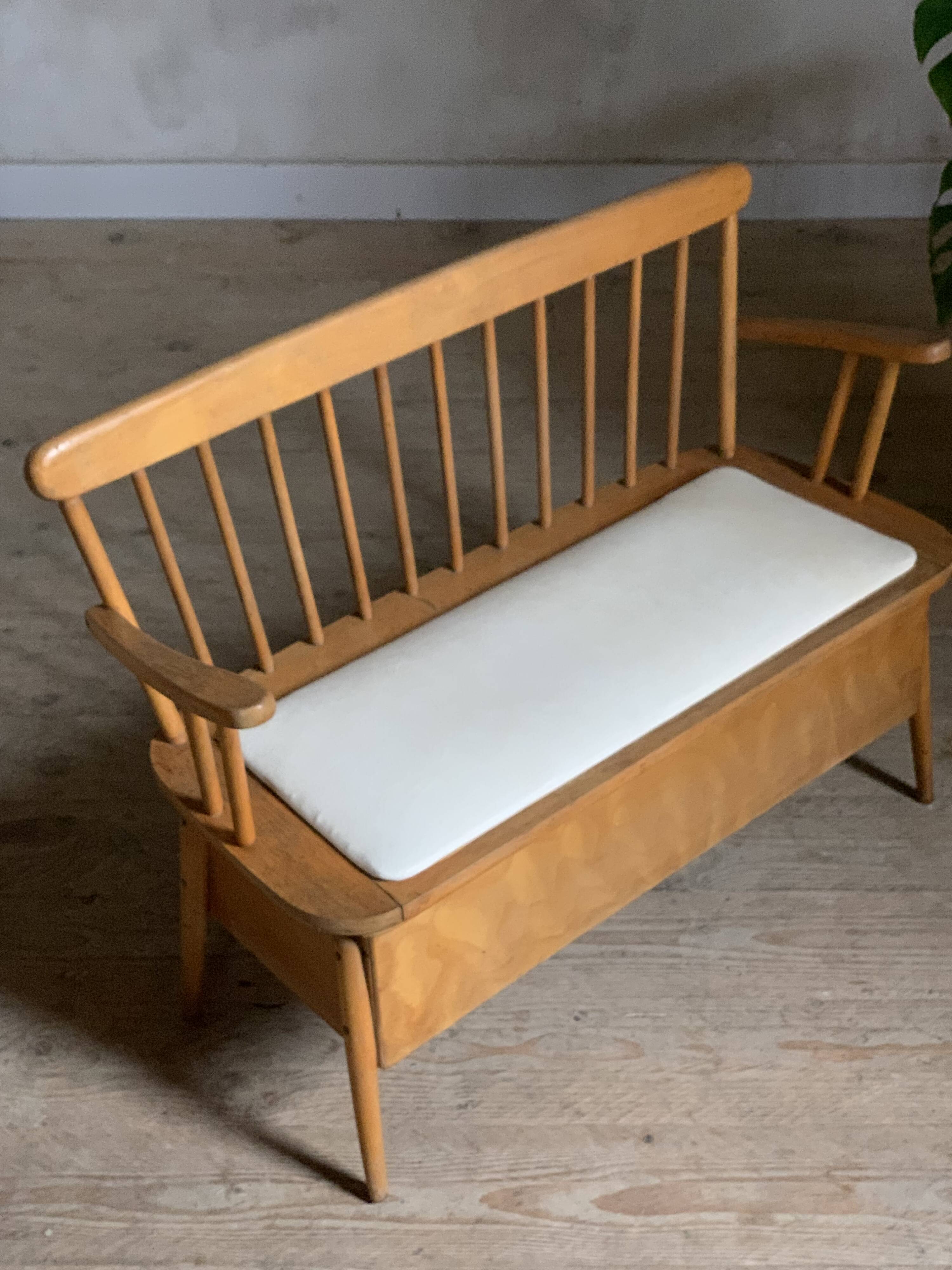 Vintage children's storage bench