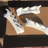 Three plaster wall lamps 'edges'