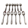 Christofle Atlas - 12 silver-plated coffee spoons in very good condition.