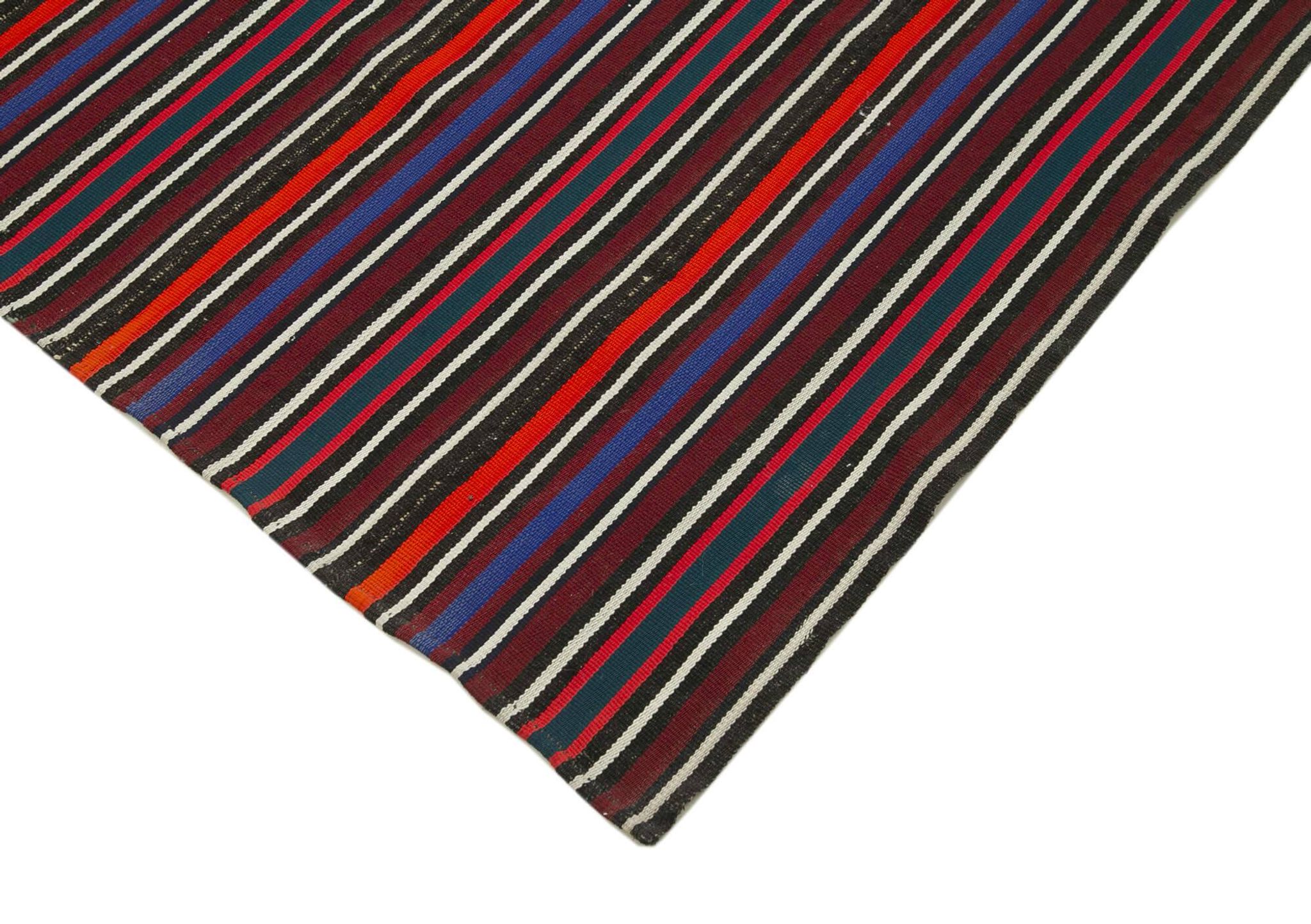 Turkish Handmade Vintage Anatolian Kilim 172 cm x 237 cm