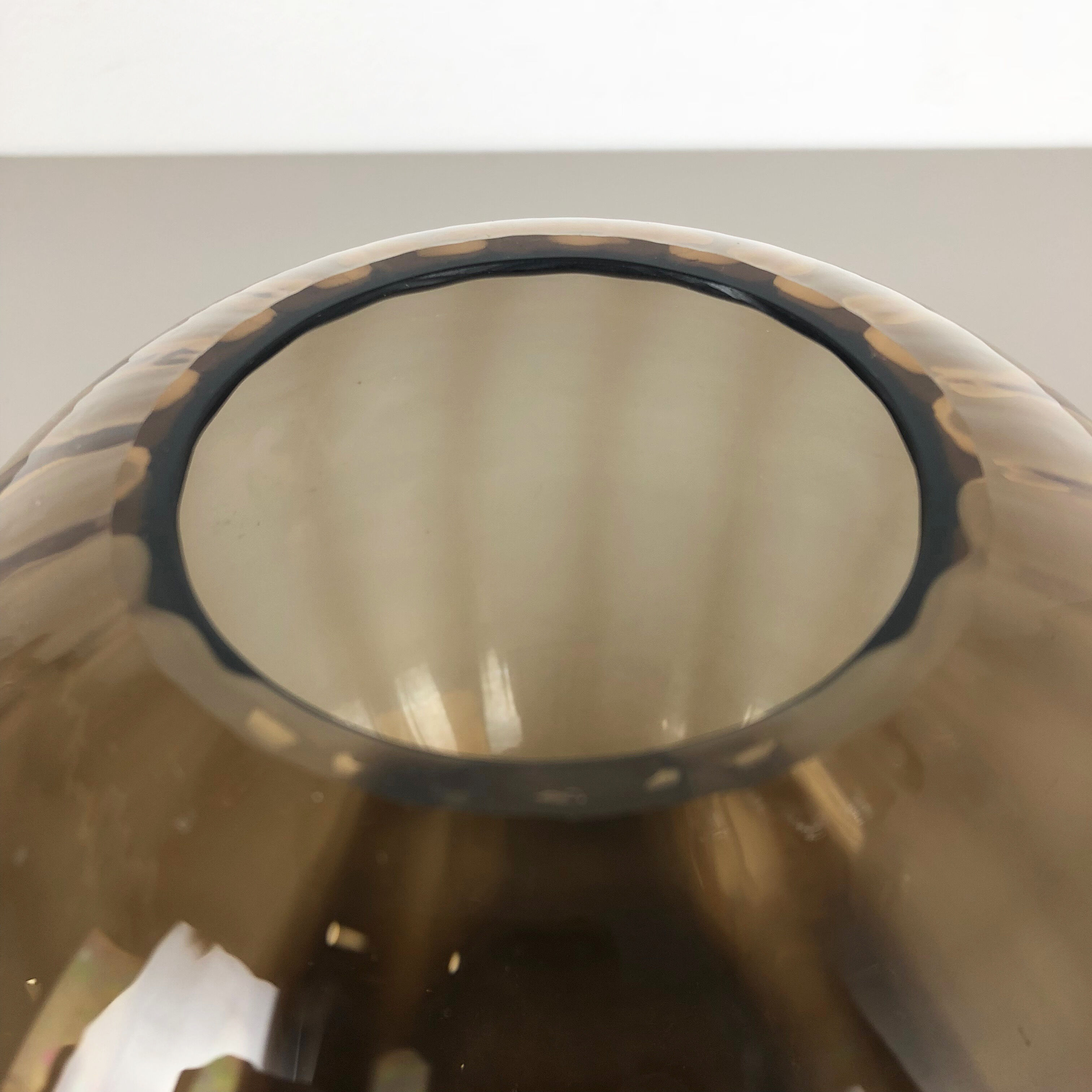 Vintage 1960s Set of 2 Ball Vases Turmaline by Wilhelm Wagenfeld for WMF Germany