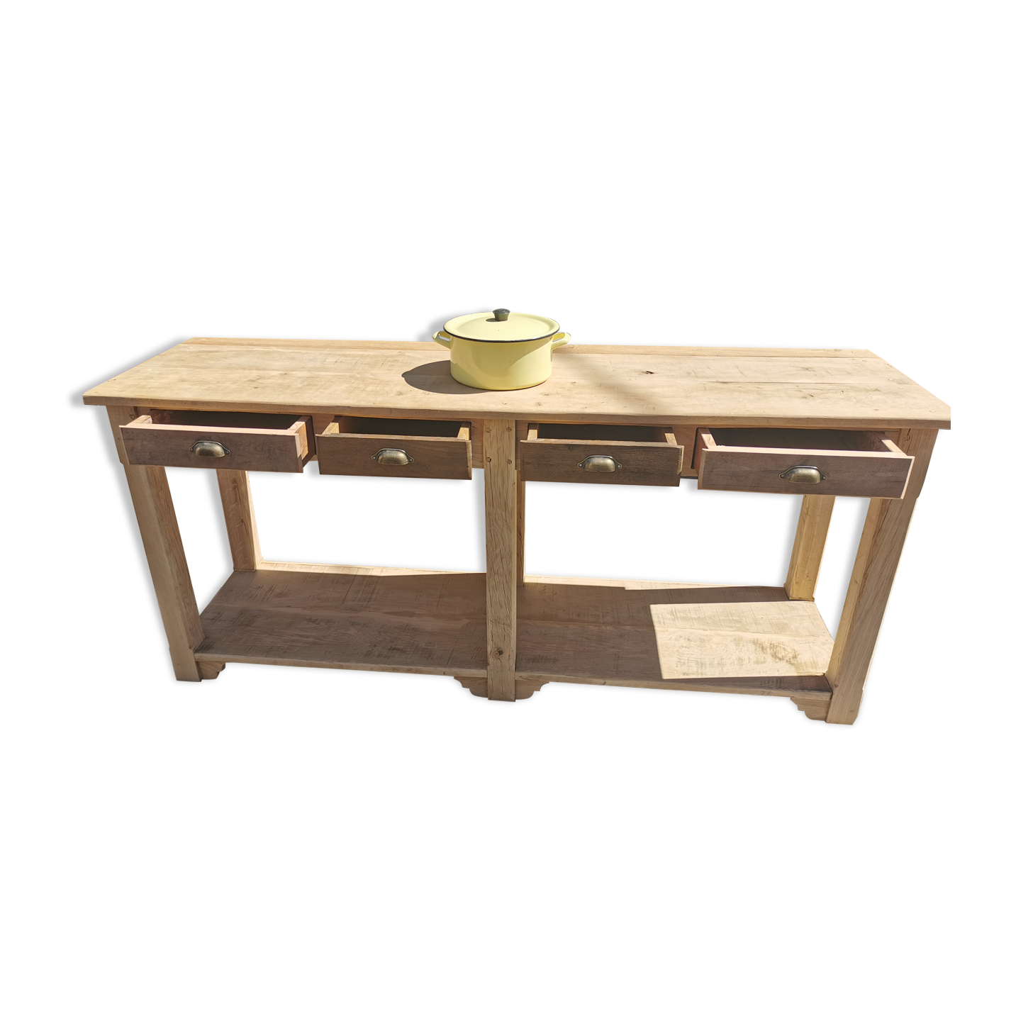 Table de drapier chêne