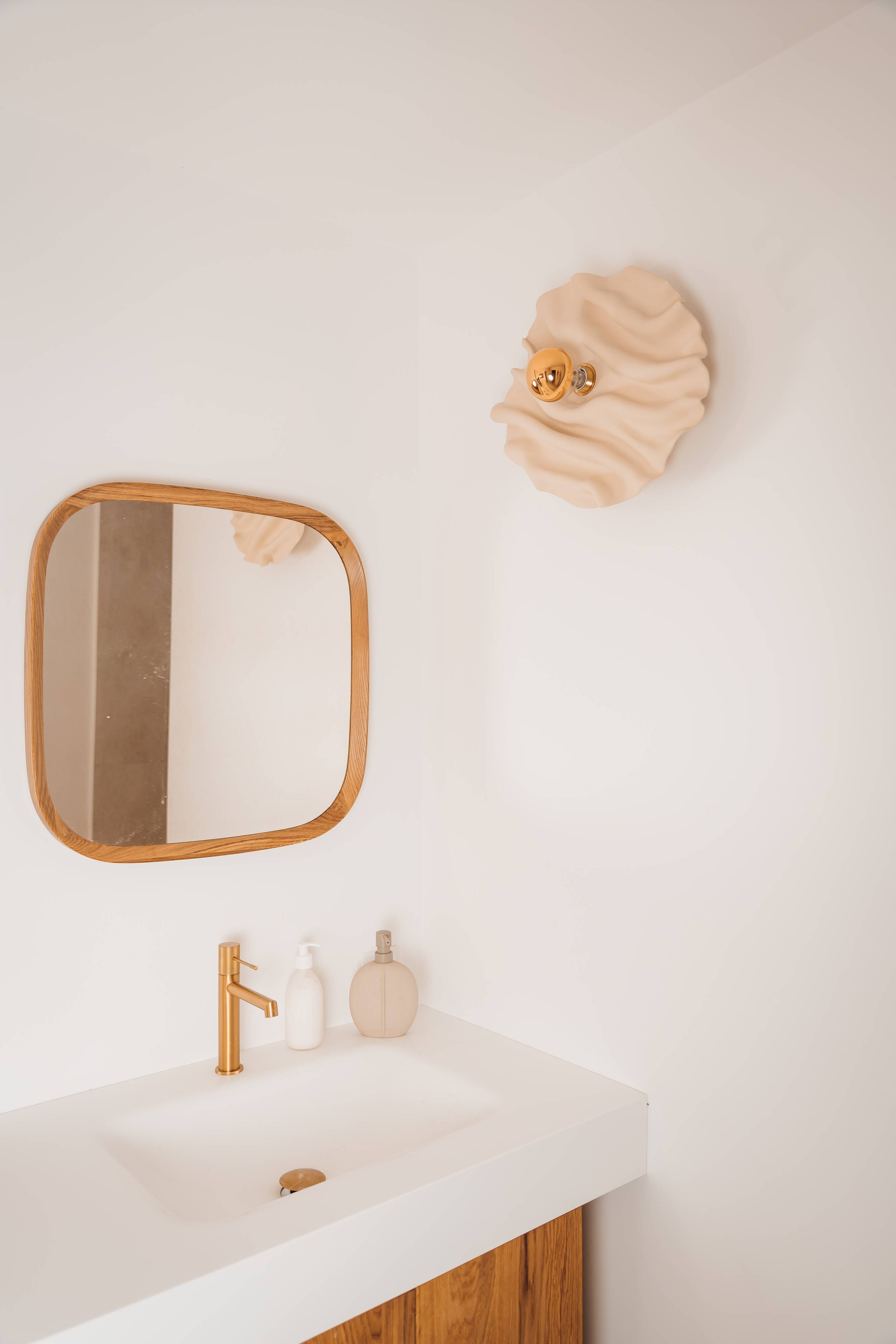 Jane chamotte stoneware wall light