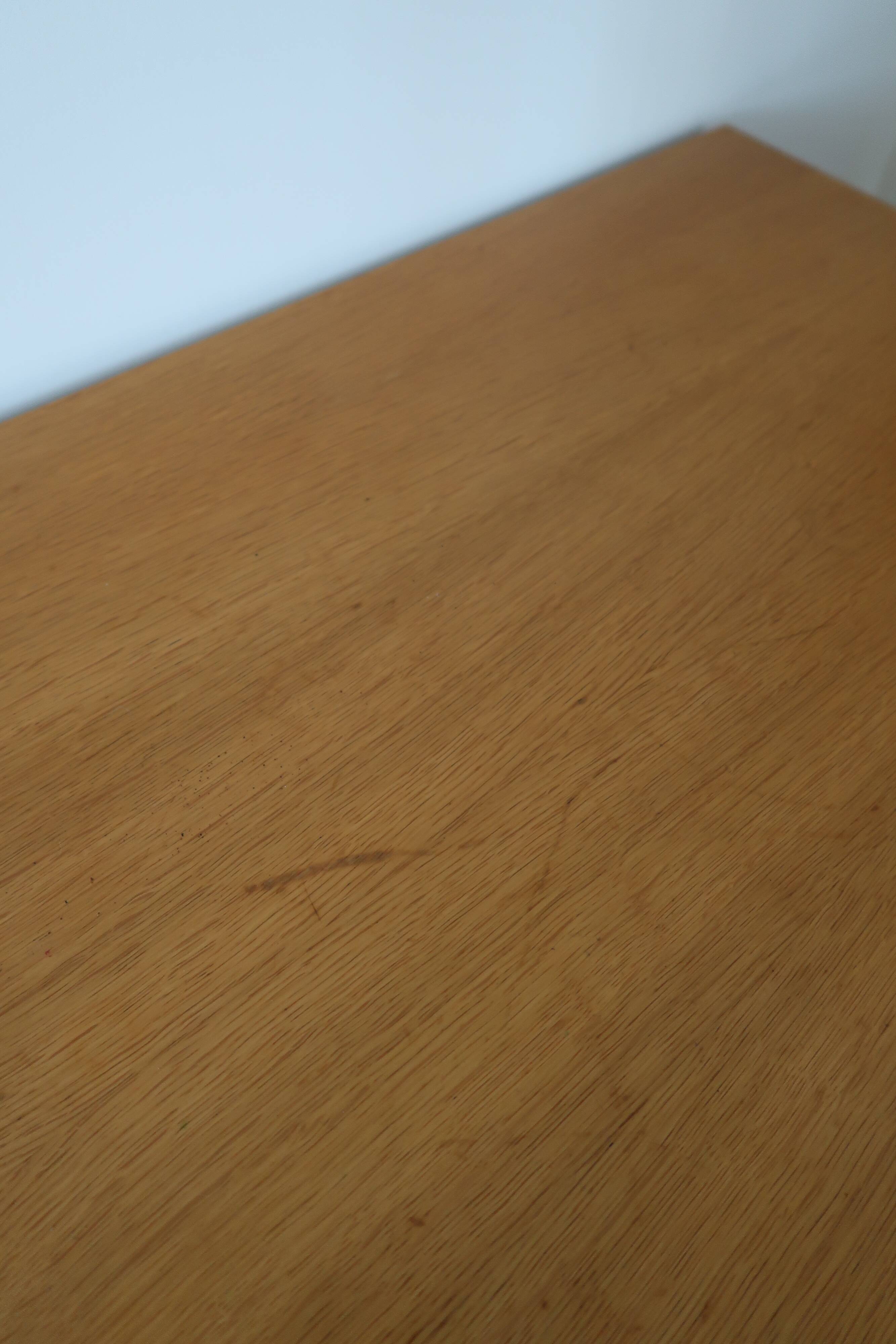 Scandinavian light wood desk