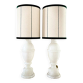 Pair of marble "Duck" bedside lamps - 1970.