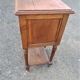 Oak bedside