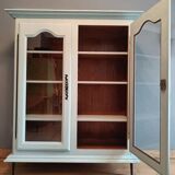 display case, wooden dresser