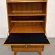 Secretary wooden and rattan office of the 50s/60s