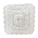 Ceiling lamp square molded glass