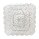 Ceiling lamp square molded glass
