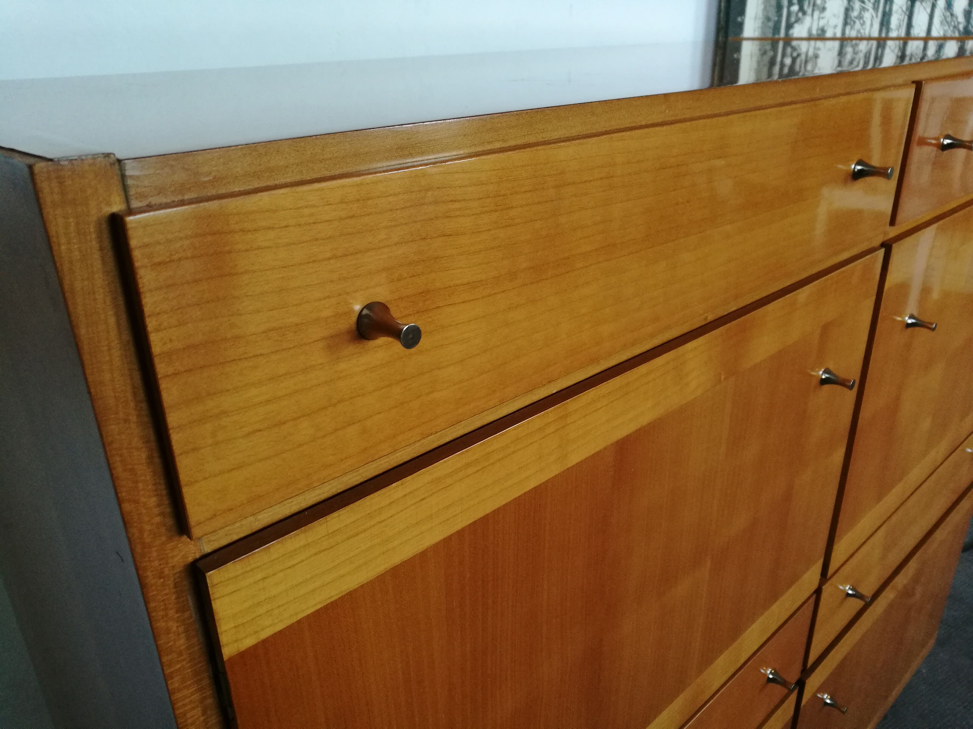 Buffet 1970 in blond wood