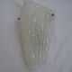 Applique d'angle en verre vintage