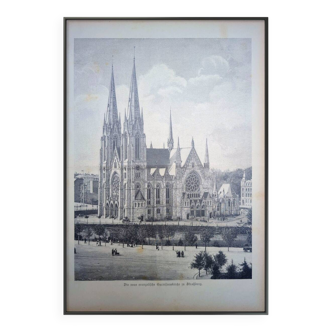 Saint Paul’s Church in Strasbourg, printed in 1897.