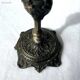 Pair of antique candlestick lamp bases