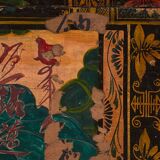 Antique oriental trunk in dark tones (c.1900) #4