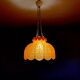 Red acrylic lace hanging light chandelier
