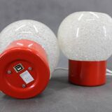 1970s Pair of Nightstands Lamps by Pokrok Zilina, Czechoslovakia