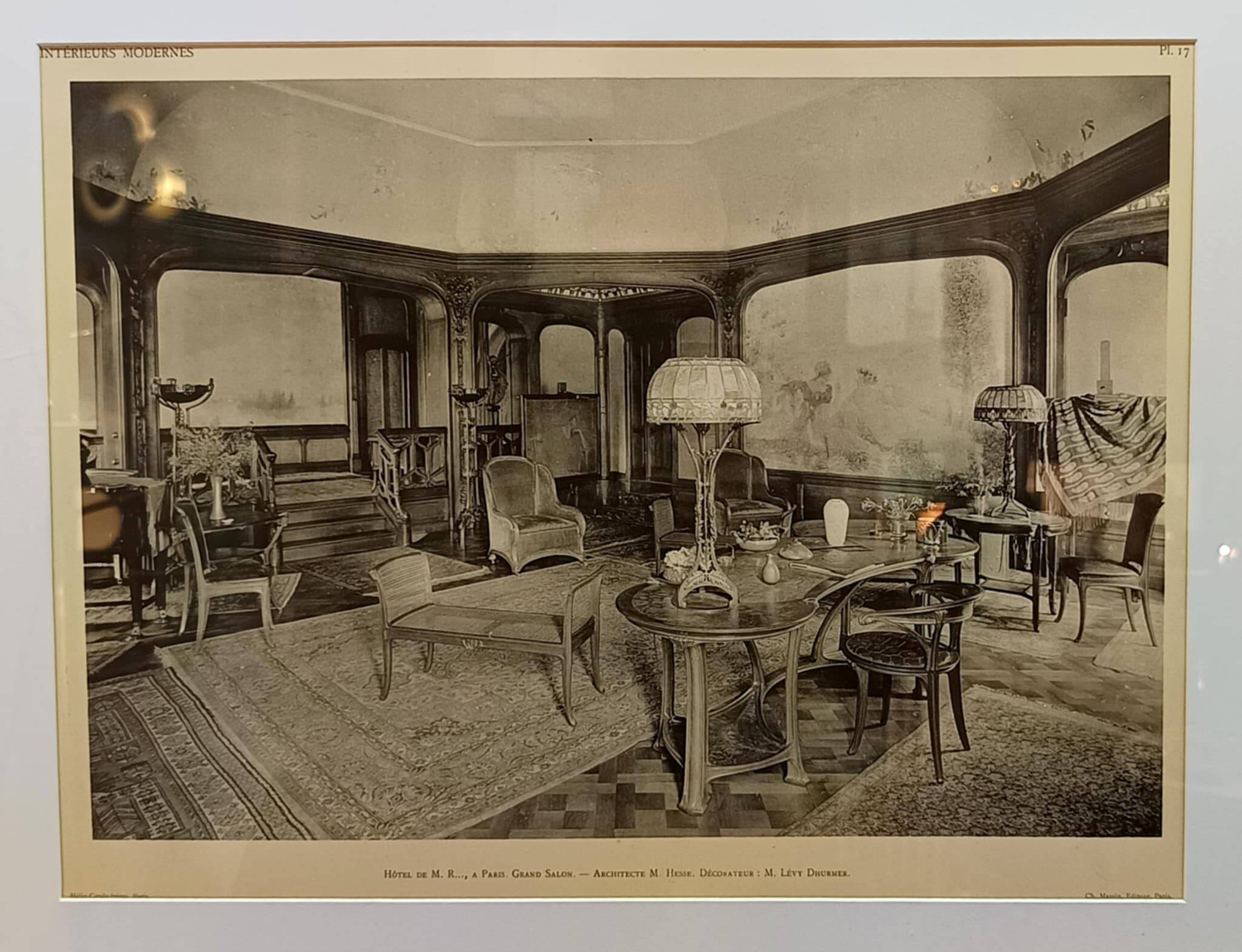 Art Nouveau illustration frames, 1910