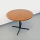 Large round coffee table in vintage Scandinavian style, modular into a table.